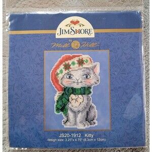 Mill Hill Jim Shore Kitty Beaded Cross Stitch Ornament Kit JS201912 2019 NEW